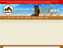 Tablet Screenshot of corollawildhorses.com